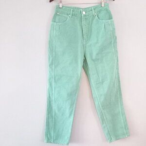 SANDRO PARIS light pastel green jeans
